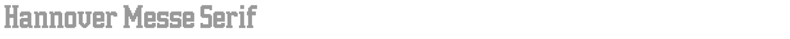 Hannover Messe Sans font preview